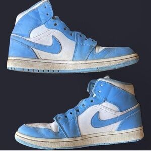 Nike Sky Blue and White High-Tops